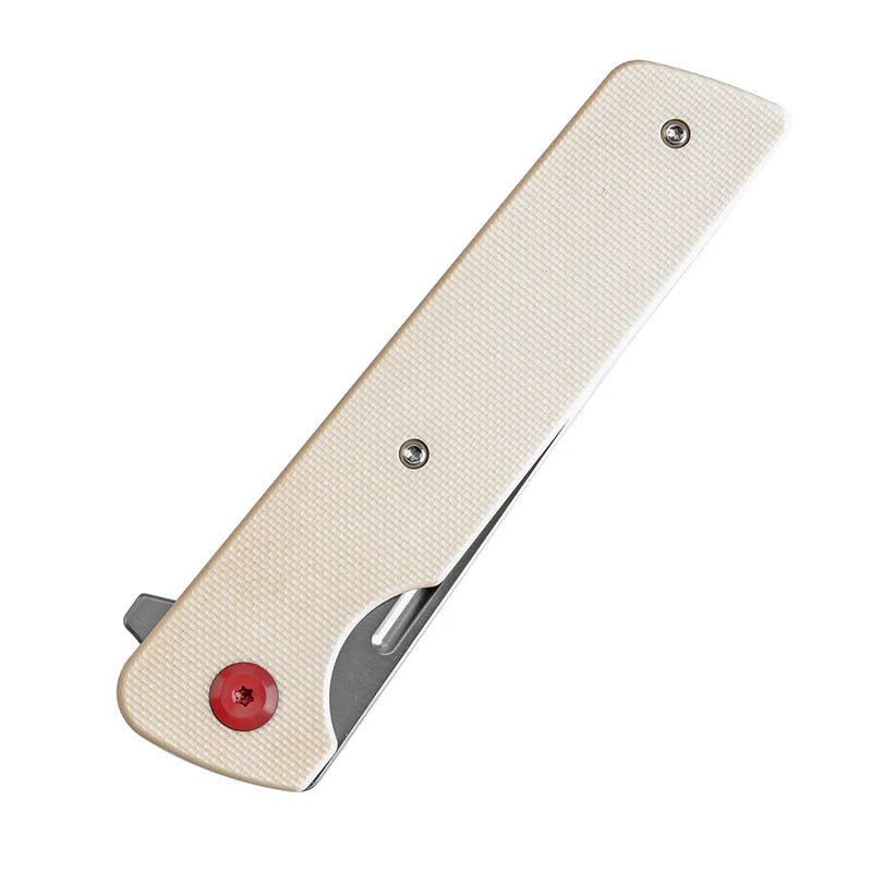 KANSEPT Anomaly Flipper Knife – Ivory G10 Handle, CPM-S35VN Blade K2038T5