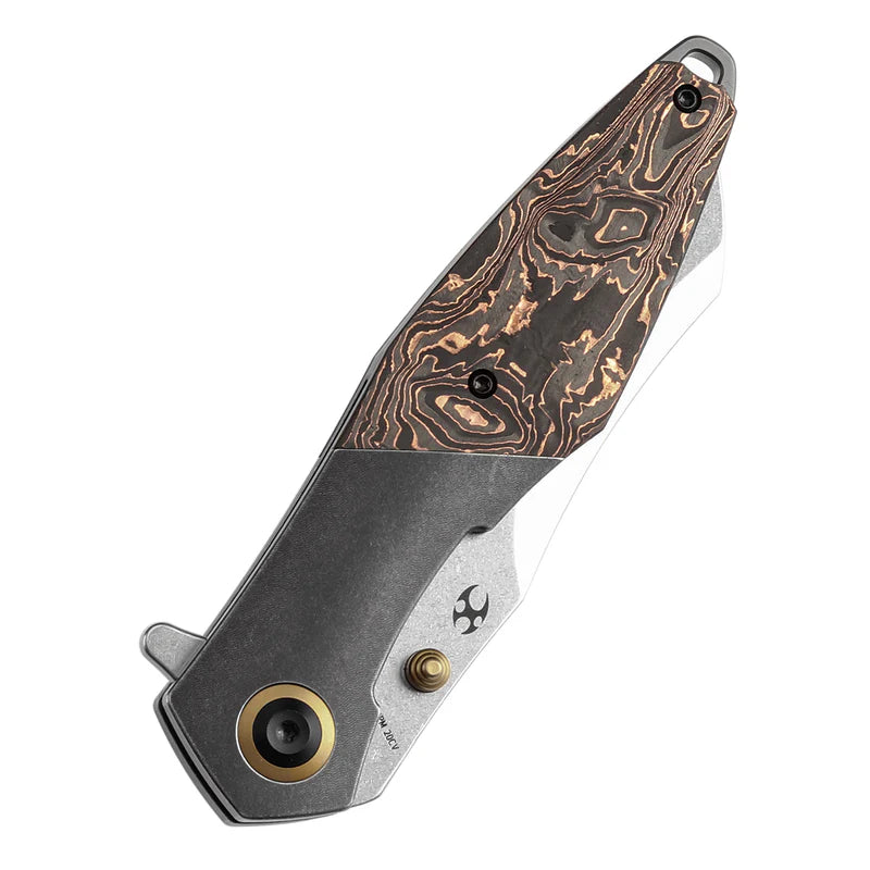 KANSEPT Mistaken Thumb Stud Flipper Blackwash Titanium Copper Carbon FiberK1053A1