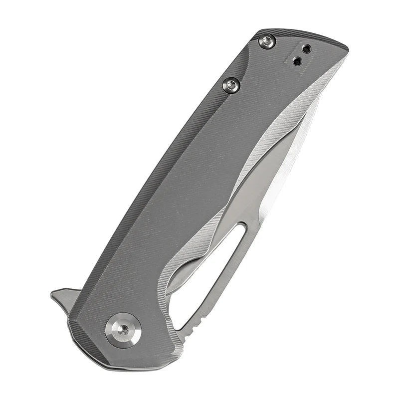 KANSEPT Kryo Thumb Hole Folding Knife – Micro-Milled Titanium Frame Lock (K1001A7)