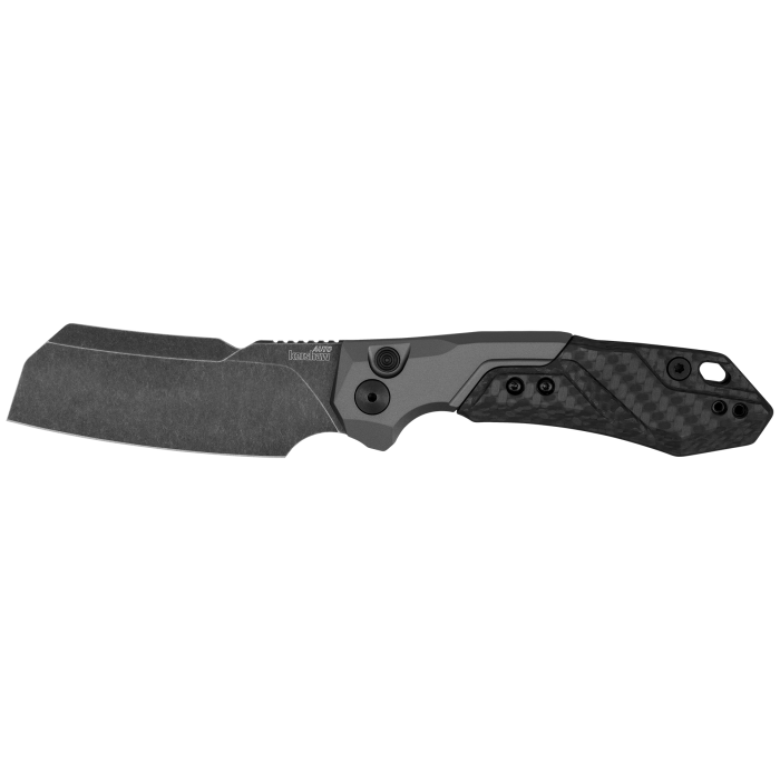 Kershaw Launch 14 Automatic Knife Cleaver Blade Carbon Fiber Aluminum Handle  7850