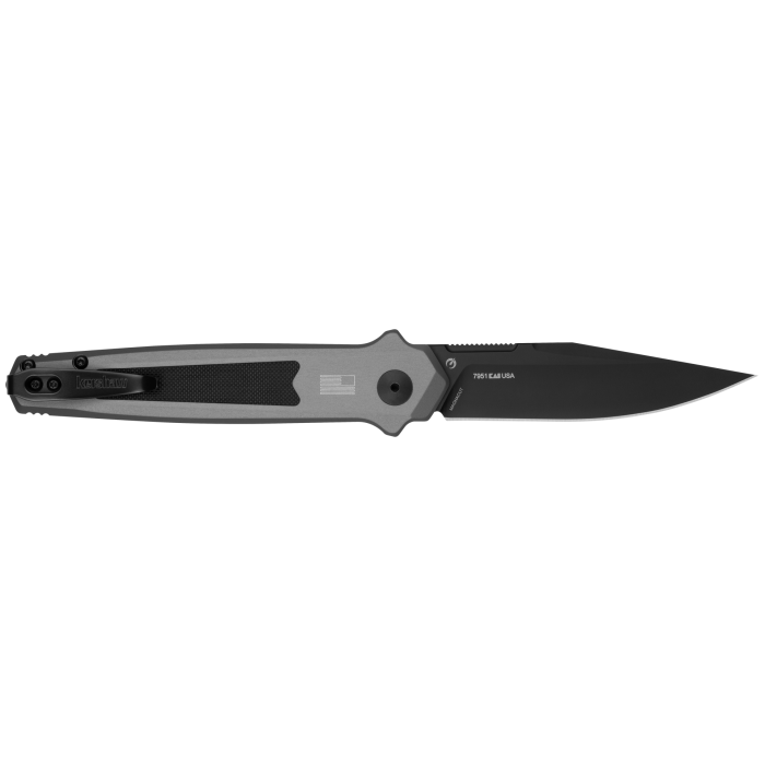 Kershaw Launch 17 Automatic Knife  Gray Aluminum w/ MagnaCut Clip Point Blade 7951