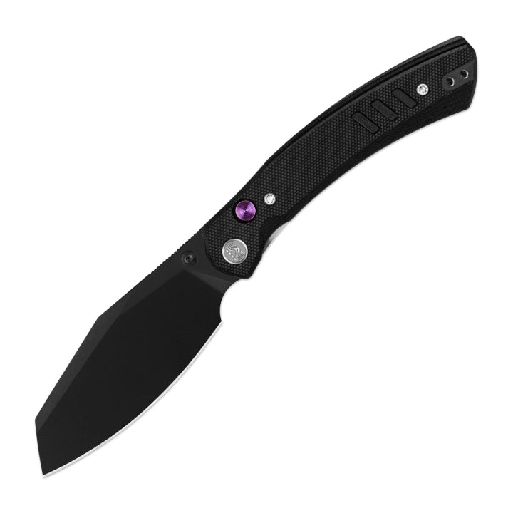 Miguron Karok 3.4" D2 Black PVD Sheepsfoot G10 Folding Knife MGR827GB