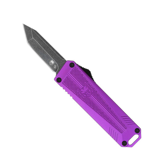 CobraTec California OTF 929TB - Purple Tanto Not Serrated CALI929TBPURTNS