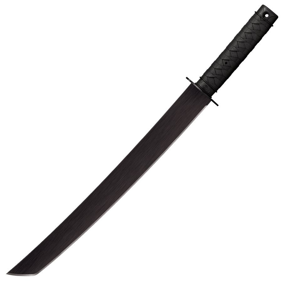 Cold Steel Tactical Wakizashi Machete – 18" 65Mn High Carbon Steel Tanto Blade | CS-97TKLZ