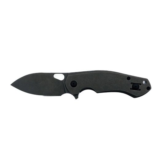 GiantMouse ACE Biblio FL Blackout Folding Knife BIBLIO-TI-FRAME-LOCK