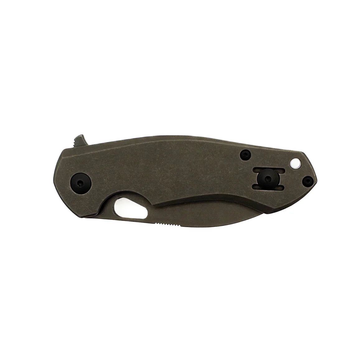 GiantMouse ACE Biblio FL Blackout Folding Knife BIBLIO-TI-FRAME-LOCK