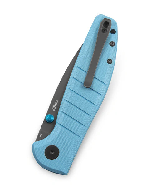 BESTECHMAN GOODBOY BMK04C: 3.54" D2 Steel Blade, G10 Scales, Button Lock
