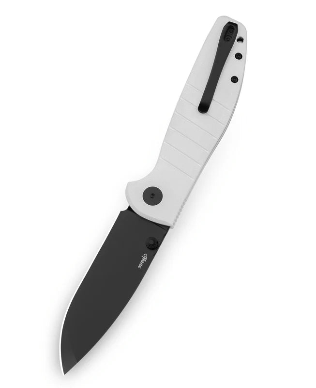 BESTECHMAN GOODBOY BMK04J: 3.54" D2 Steel Blade, G10 Scales, Button Lock, Thumb Studs