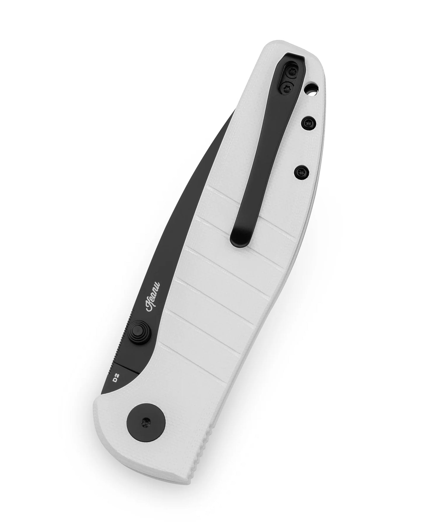 BESTECHMAN GOODBOY BMK04J: 3.54" D2 Steel Blade, G10 Scales, Button Lock, Thumb Studs
