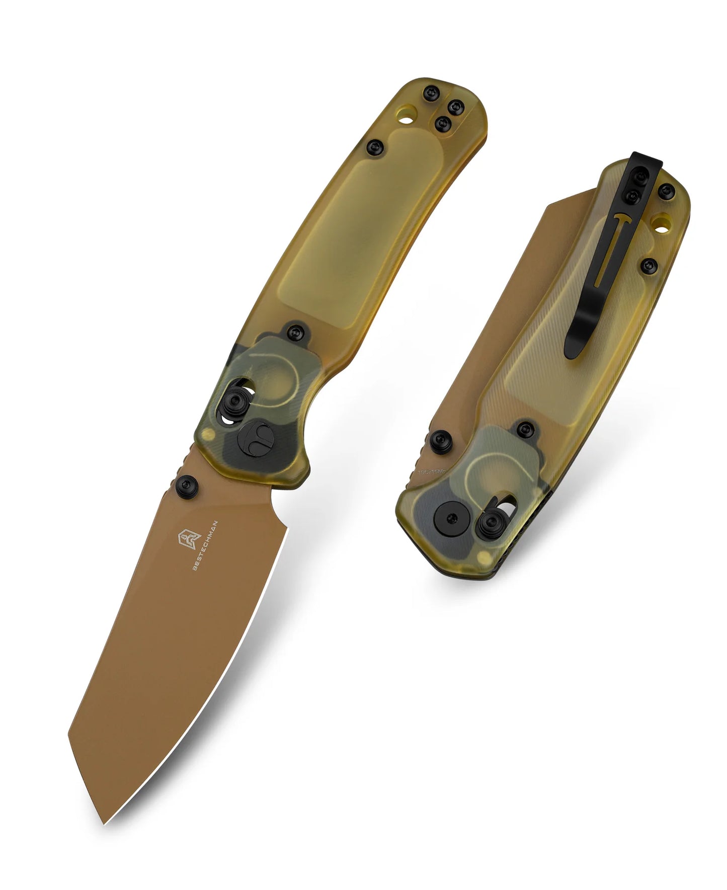 BESTECHMAN CICADA'S WING BMK06D: 3.15" 10Cr15MoV Blade, Ultem Scales, B-Lock