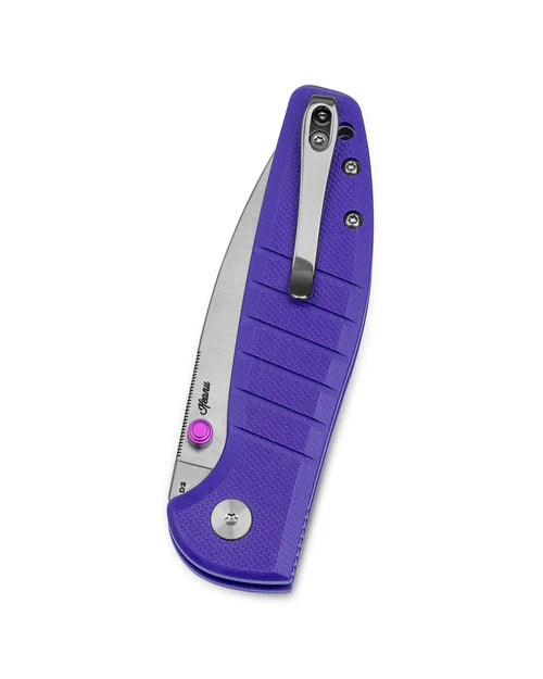 BESTECHMAN GOODBOY Jr. BMK10C: 2.83" D2 Steel Blade, G10 Scales, Button Lock