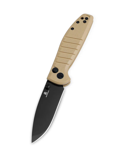 BESTECHMAN GOODBOY Jr. BMK10F: 2.83" D2 Steel Blade, G10 Scales, Button Lock