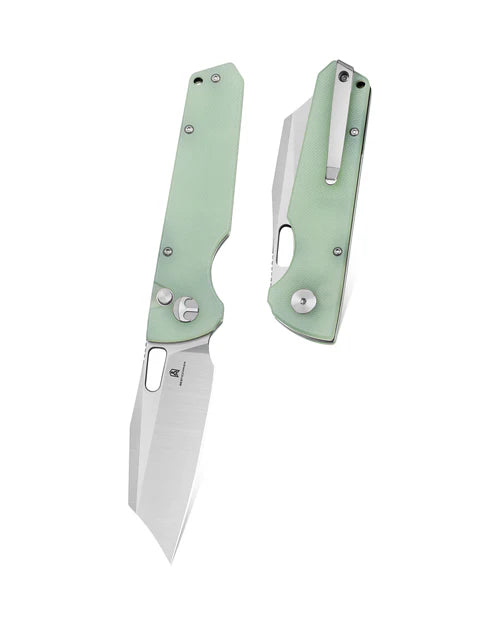BESTECHMAN Guardian BMK11A: 3.209" D2 Blade, G10 Scales, Button Lock, Folding Knife