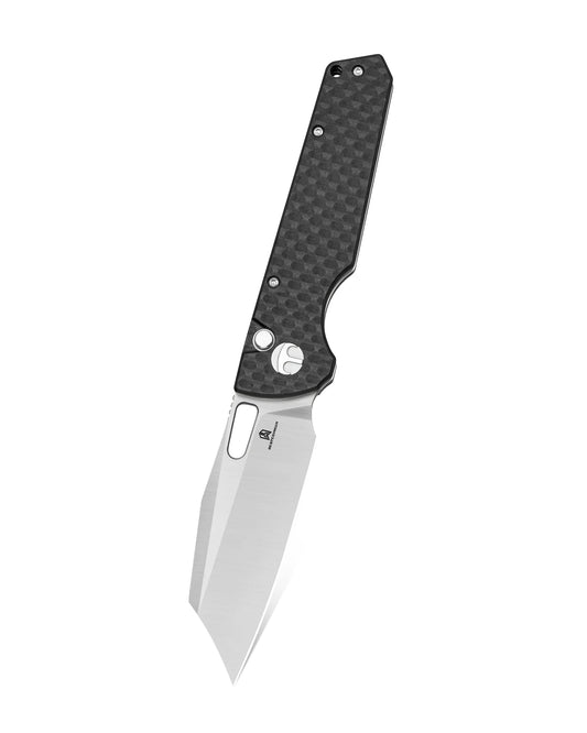 BESTECHMAN Guardian BMK11B: 3.209" D2 Blade, G10 Scales, Button Lock, Folding Knife