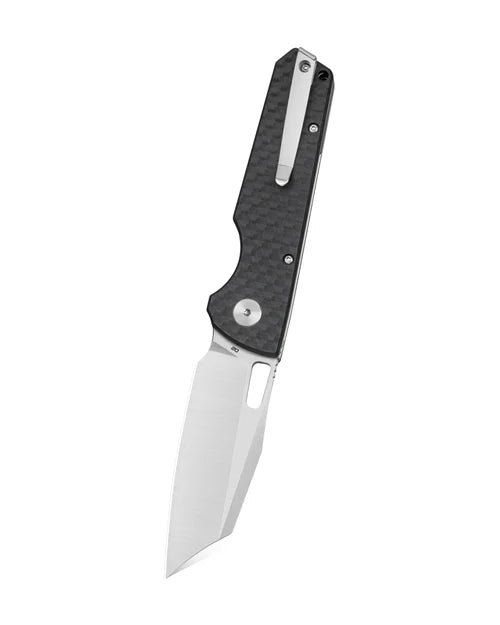 BESTECHMAN Guardian BMK11B: 3.209" D2 Blade, G10 Scales, Button Lock, Folding Knife