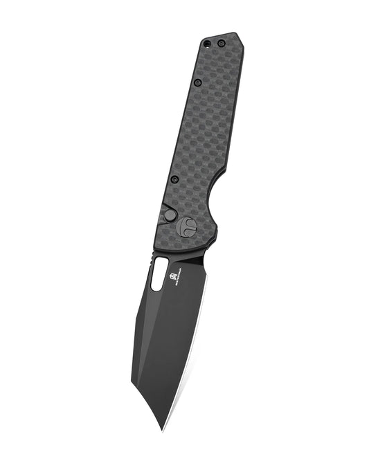 BESTECHMAN Guardian BMK11E: 3.209" D2 Blade, G10 Scales, Button Lock, Folding Knife