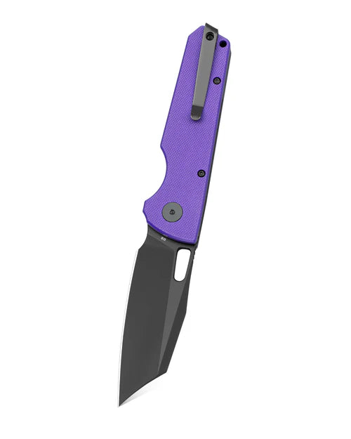 BESTECHMAN Guardian BMK11H: 3.209" D2 Blade, G10 Scales, Button Lock, Folding Knife