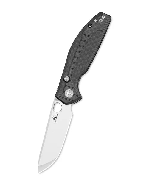 BESTECHMAN Angry Owl BMK12F-1: 3.252" D2 Blade, G10 Scales, Button Liner Lock, Folding Knife