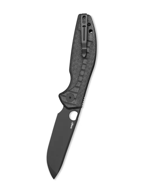 BESTECHMAN Angry Owl BMK12F-2: 3.252" D2 Blade, G10 Scales, Button Liner Lock, Folding Knife