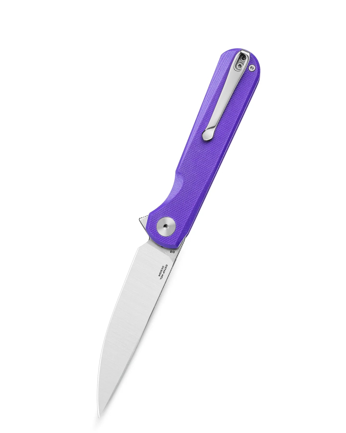 BESTECHMAN FLICK BMK13B: 3.49" D2 Steel Blade, G10 Scales, Liner Lock, Flipper
