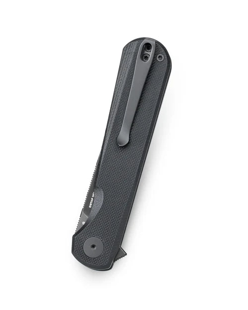 BESTECHMAN FLICK BMK13H: 3.49" D2 Steel Blade, G10 Scales, Liner Lock, Flipper