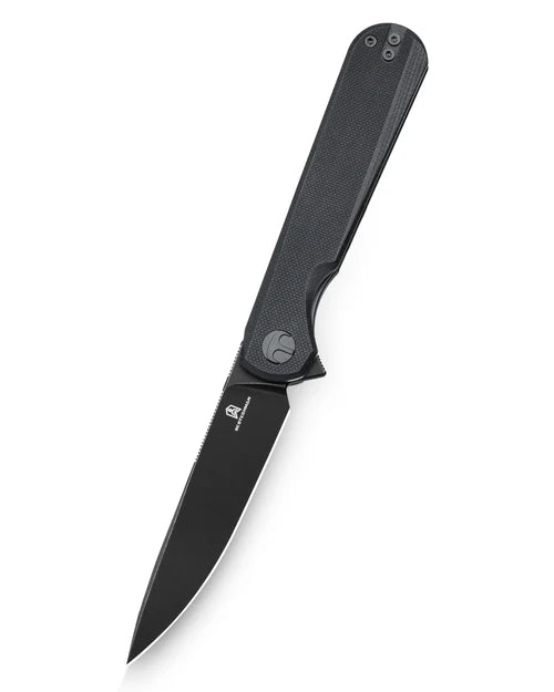 BESTECHMAN FLICK BMK13H: 3.49" D2 Steel Blade, G10 Scales, Liner Lock, Flipper