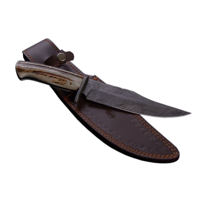 BNB Knives 6 in. King's Stag Bowie Knife