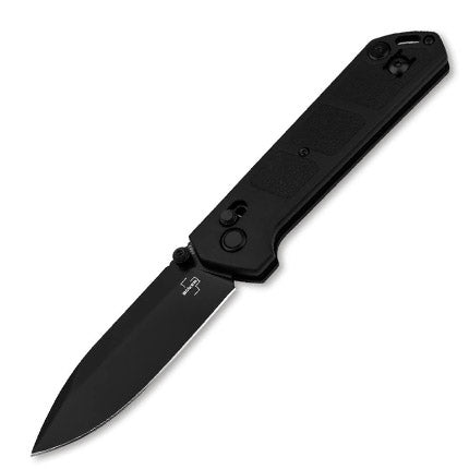Boker Kihon Black Folding Knife (3.92" Black Drop Point Blade) 01BO905