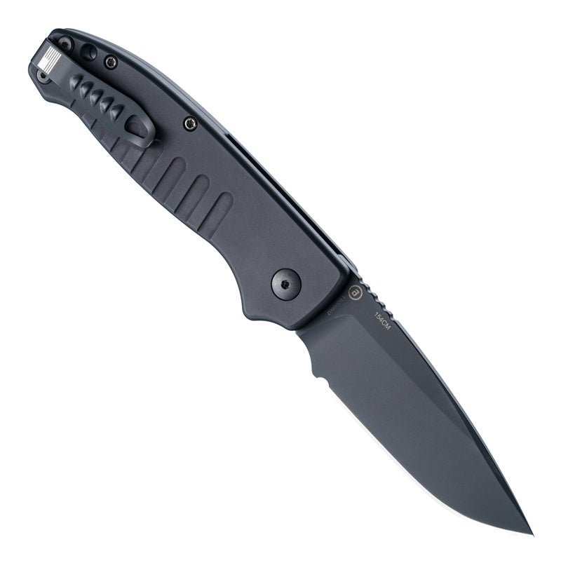 Hogue Ballista 1 Drop Point Matte Black Automatic Knife 64130