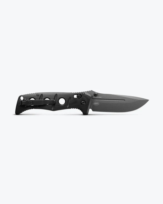 Benchmade Adamas AXIS Lock Knife Black G-10 with A 3.8" Gray Blade BM-275GY-1
