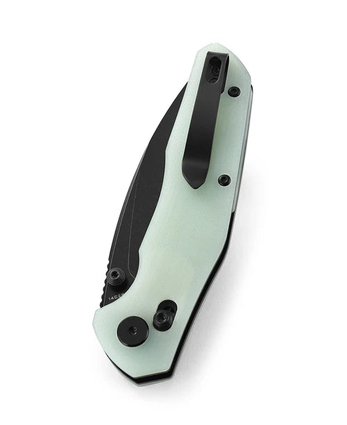 Bestechman Ronan  3.26" 14C28N Drop Point Blade, Jade G-10, Crossbar Lock BTKMK02I