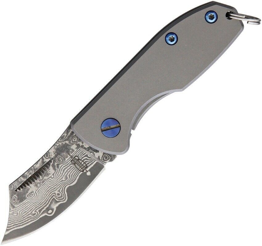 BnB Knives Mini EDC – VG10 Damascus / Titanium  bnb7800