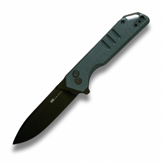 BnB Knives OD Palisade – D2 Steel / Canvas Micarta  BNB8908P