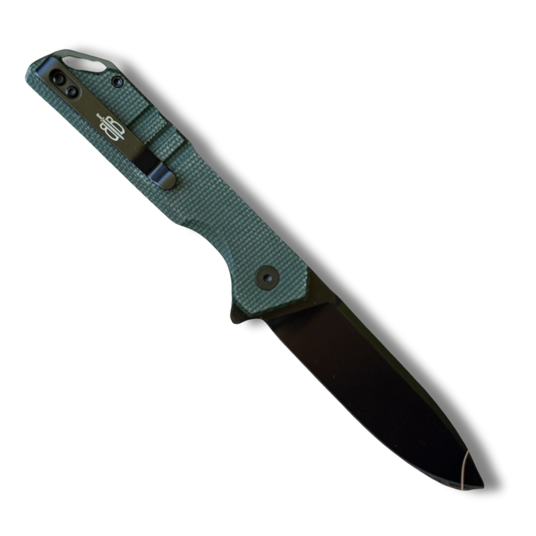 BnB Knives OD Palisade – D2 Steel / Canvas Micarta  BNB8908P