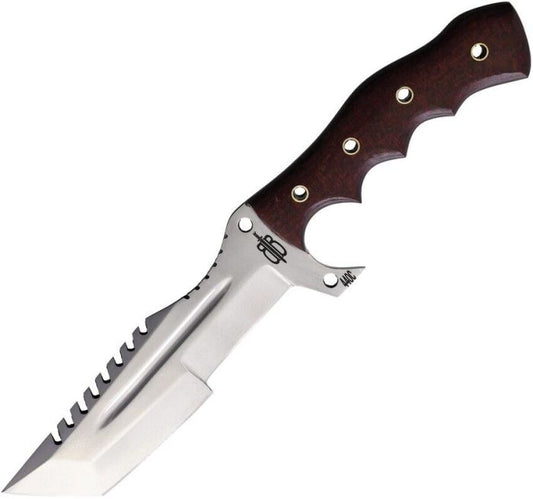 BnB Knives Tanto Tracker (Red Micarta)