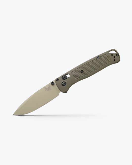 Benchmade Bugout® – Dark Olive Grivory® | Desert Verde Cerakote® Blade 535TN-11