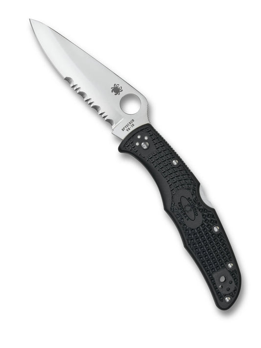 Spyderco Endura® 4 Lightweight – C10PSBK (CombinationEdge, Black FRN)
