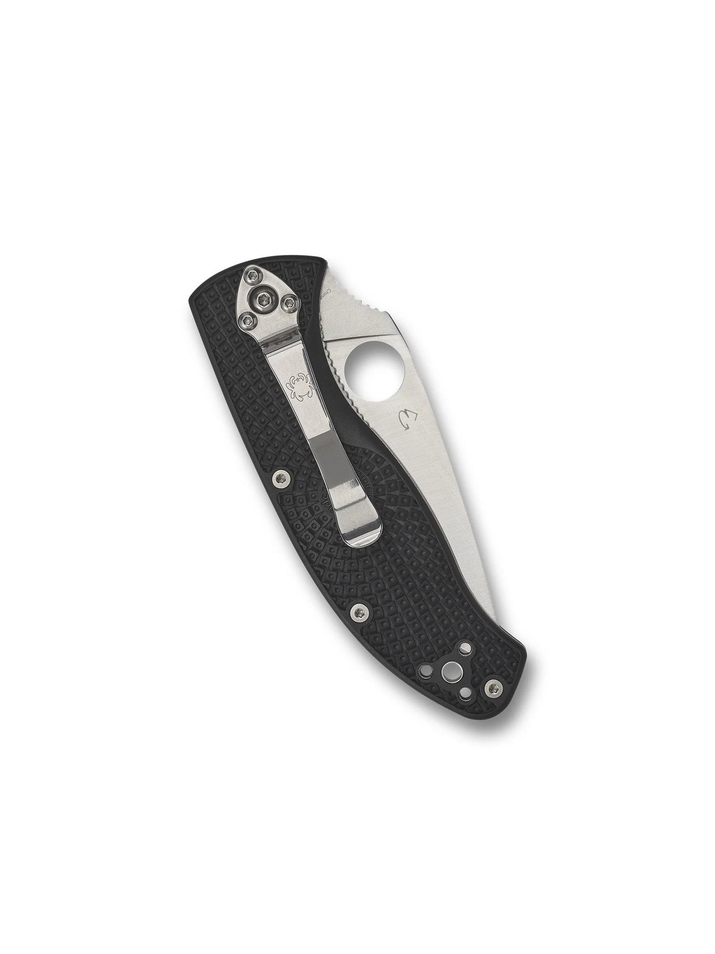 Spyderco Tenacious® Lightweight Folding Knife 3.39" 8Cr13MoV Blade Black FRN Handle C122PBK