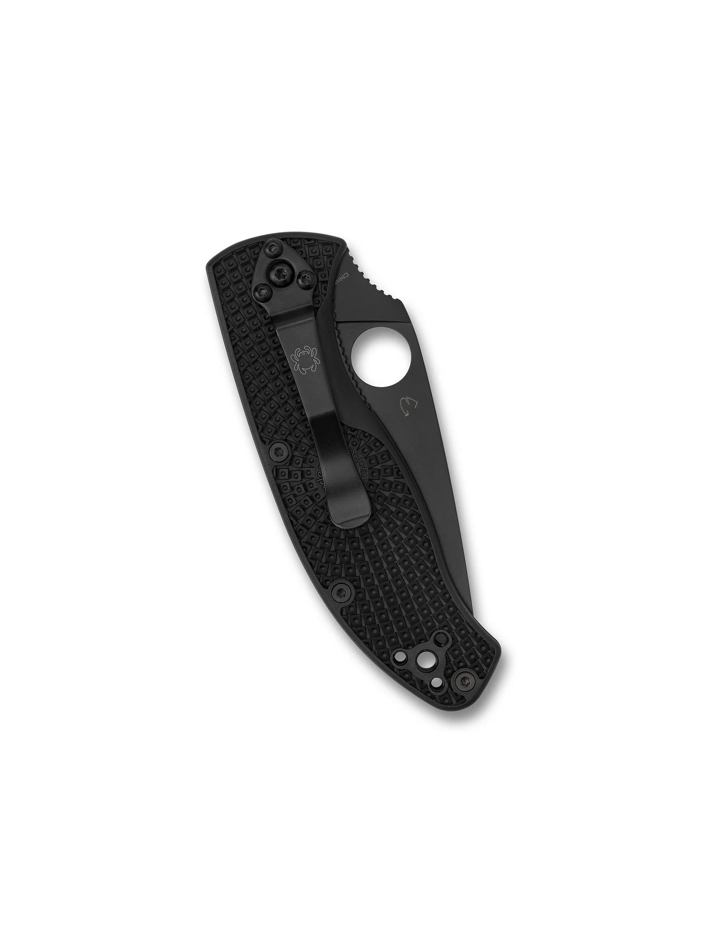Spyderco Tenacious® Lightweight – C122PSBBK (CombinationEdge, Black Oxide Blade)