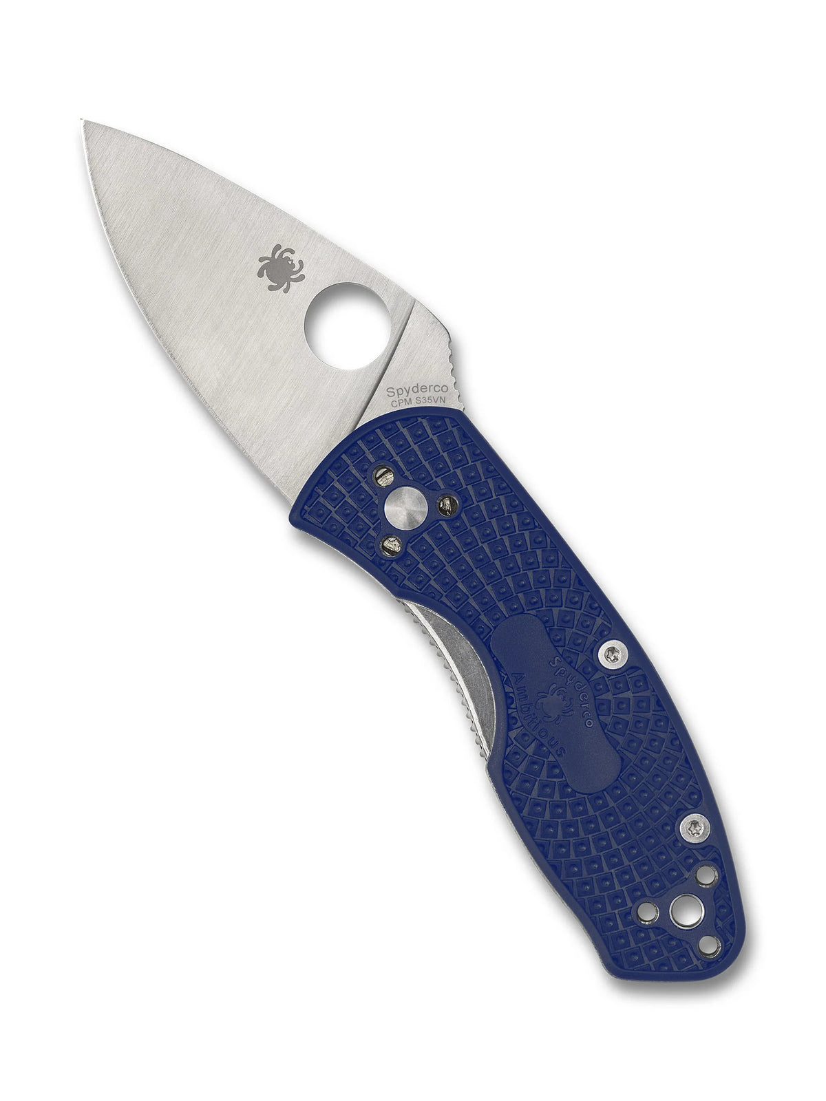 Spyderco Ambitious Lightweight CPM S35VN Folding Knife C148PBL