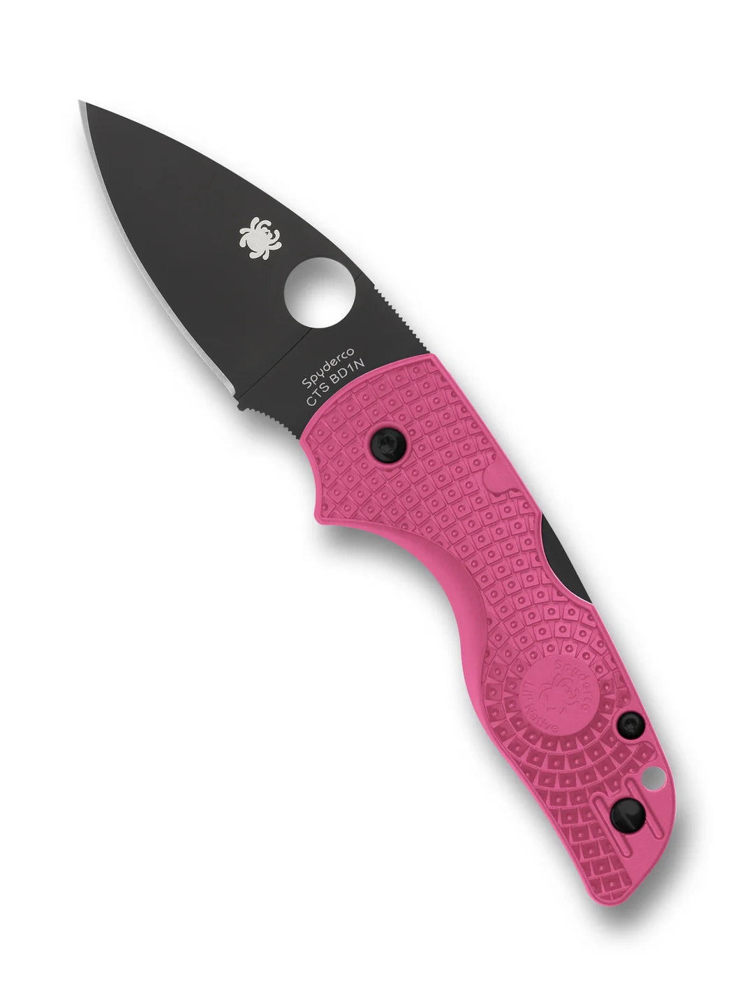 Spyderco Lil' Native Lightweight Pink CTS BD1N Folding Knife C230PPNBK