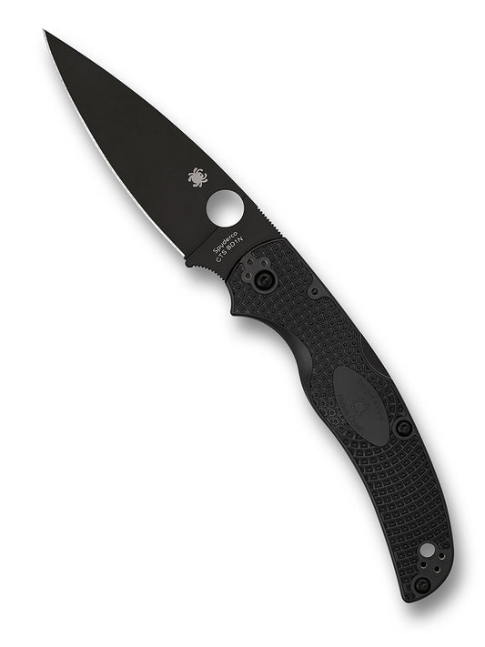 Spyderco Native Chief Lightweight Knife Black FRN (4" Black) C244PBBK