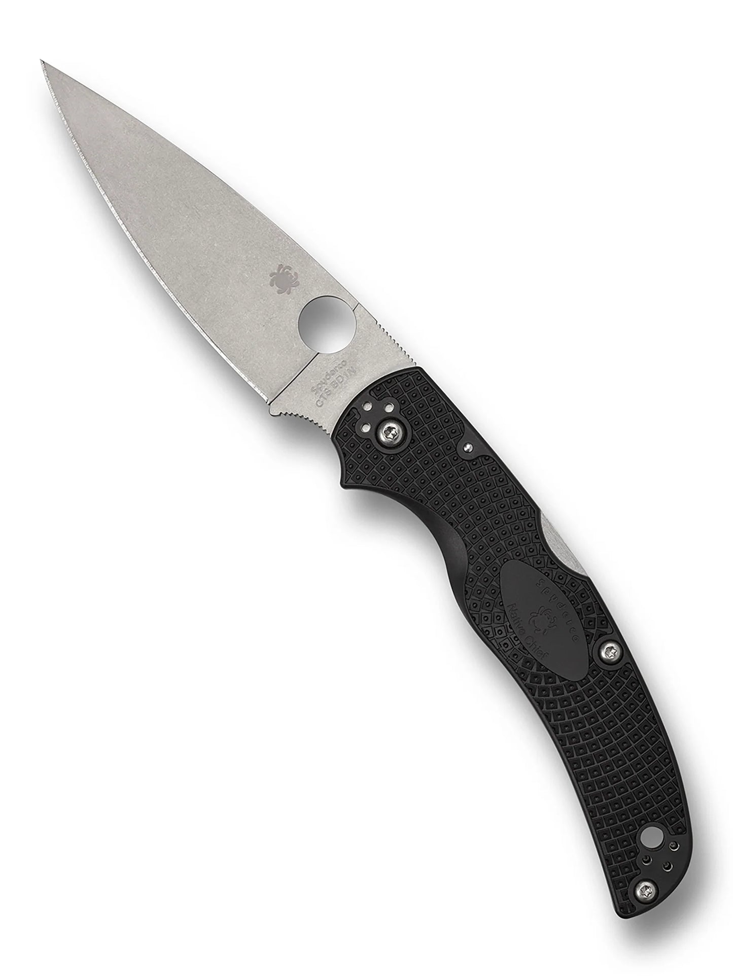 Spyderco Native Chief Lightweight Knife Black FRN (4" Black) C244PBK