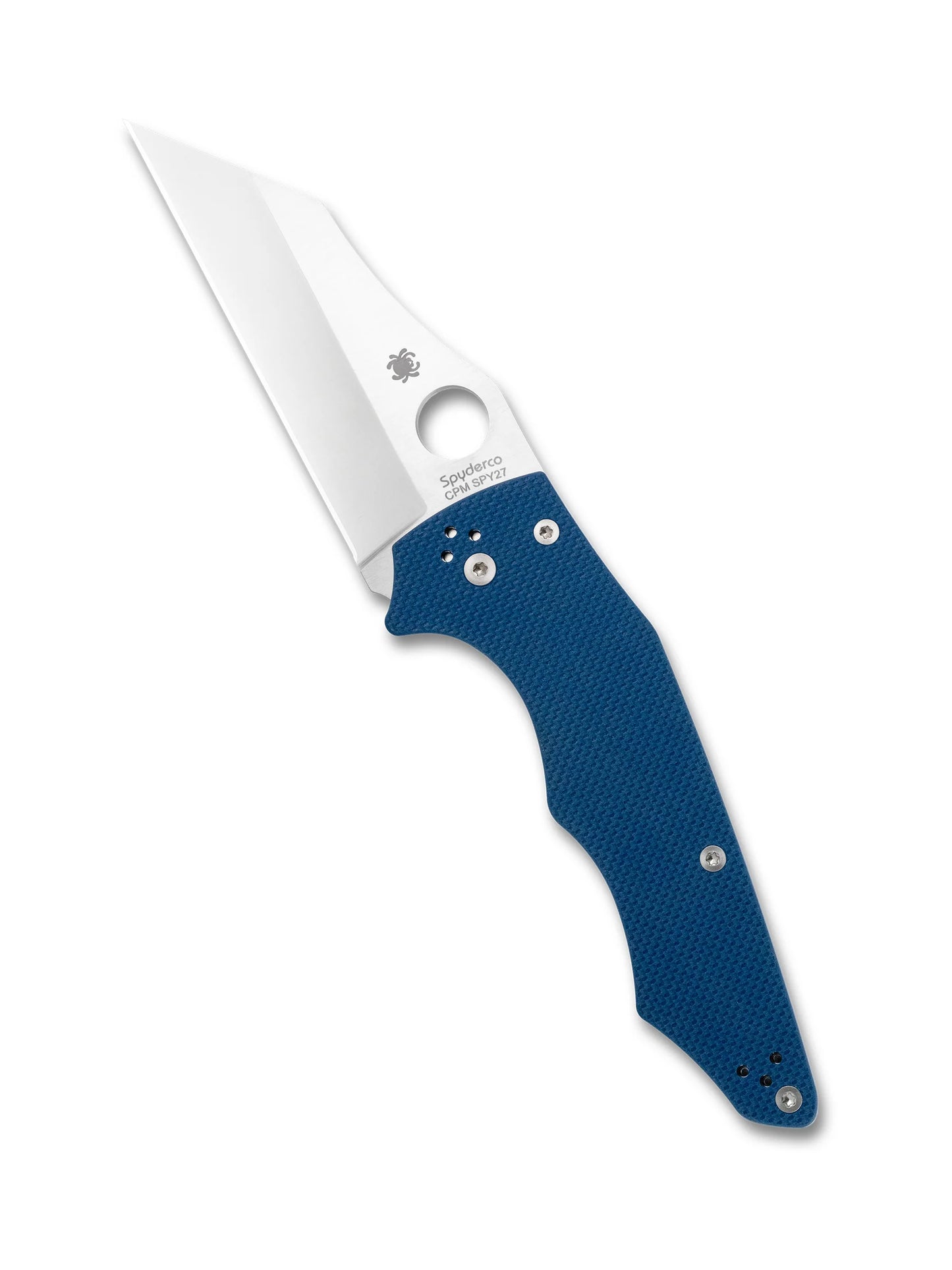 Spyderco Yojumbo™ Cobalt Blue G-10 CPM® SPY27® Folding Knife C253GPCBL