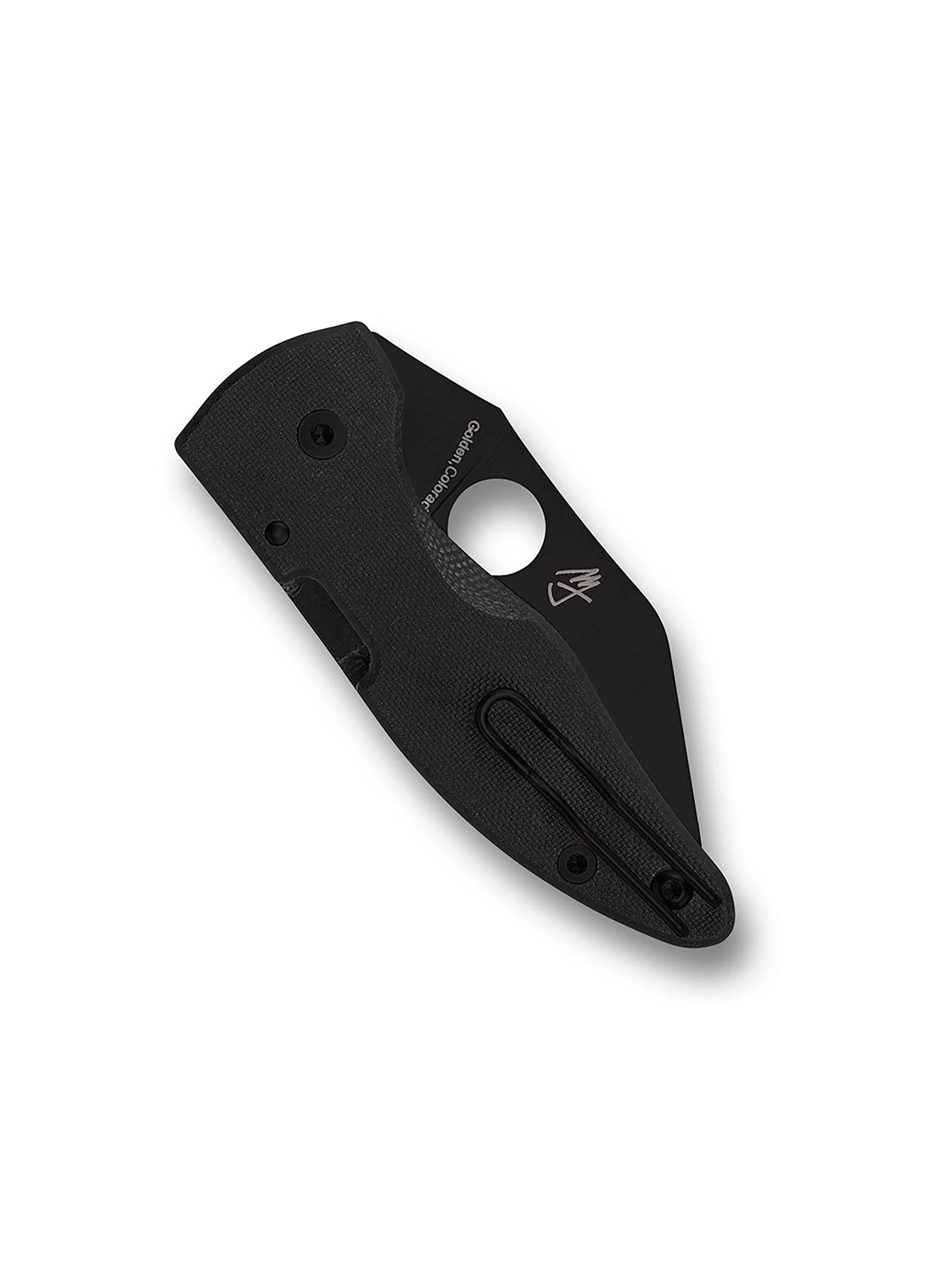 Spyderco MicroJimbo Folding Knife | CPM S30V Steel | Black G-10 | C264GPBK