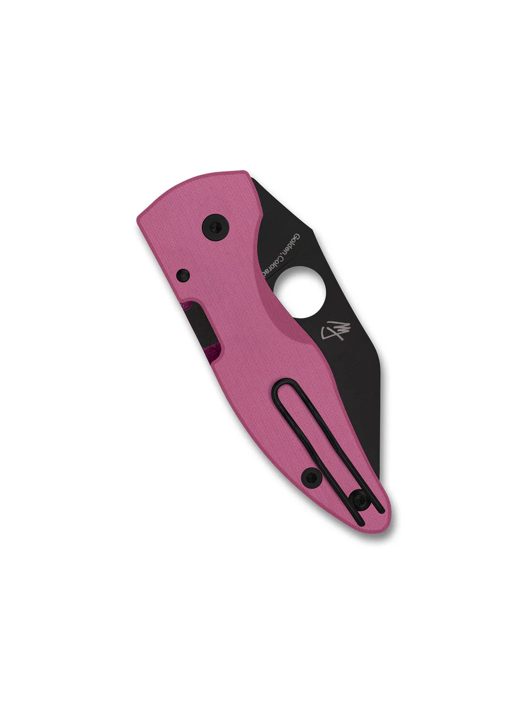 Spyderco MicroJimbo™ Pink G-10 Black Blade Sprint Run® C264GPNBKP