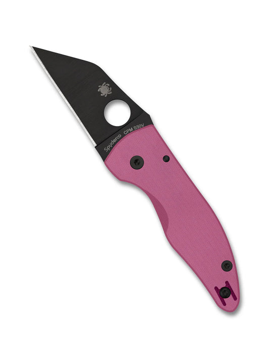 Spyderco MicroJimbo™ Pink G-10 Black Blade Sprint Run® C264GPNBKP
