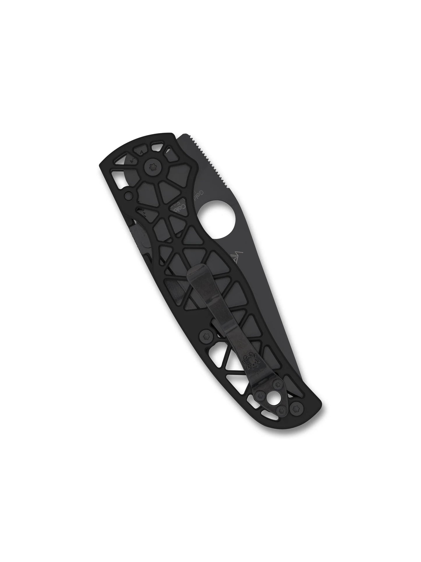 Spyderco Edgerati™ Folding Knife Aluminum Handle Compression Lock C266BKALBKP