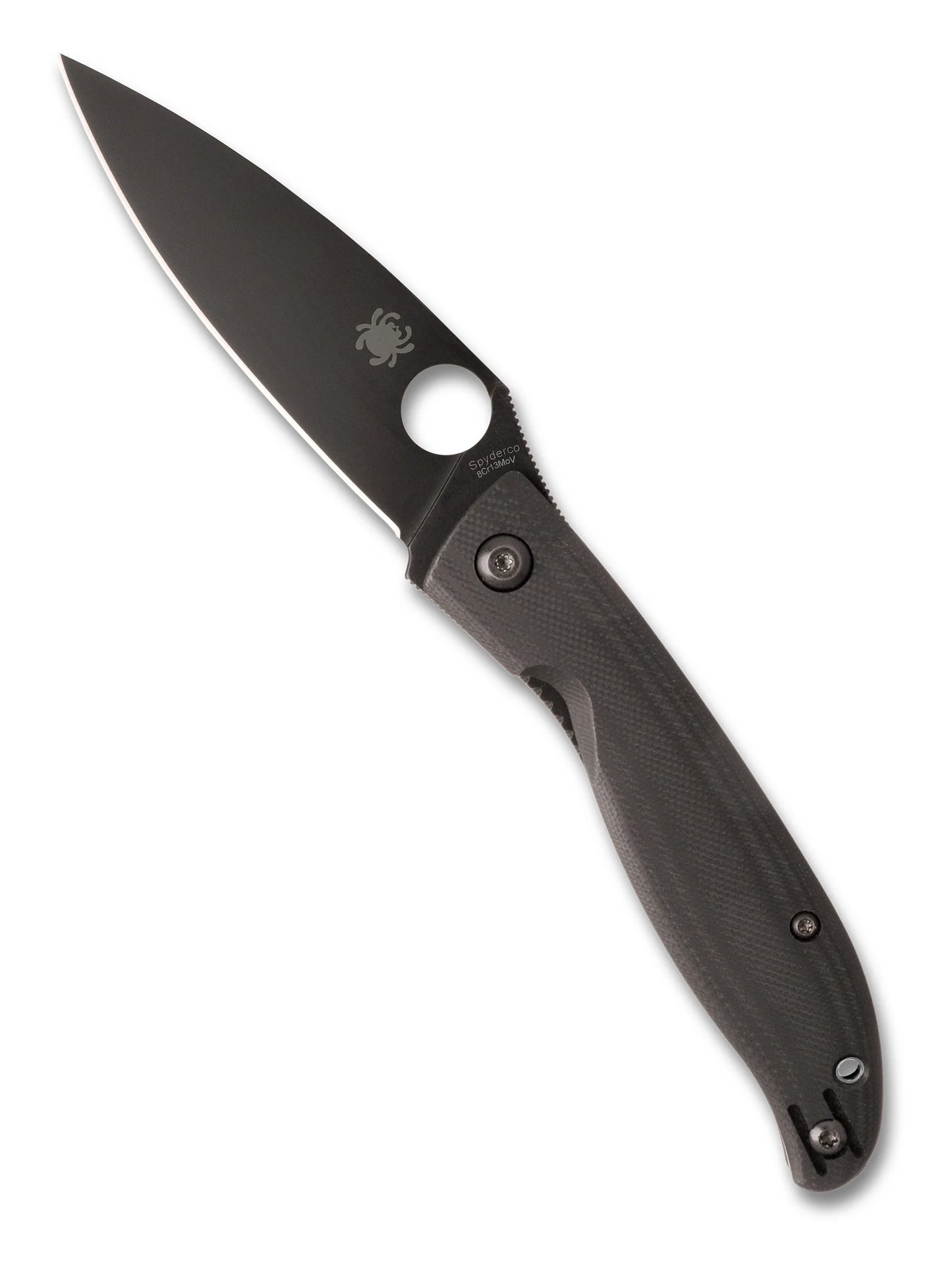 Spyderco Mantra 4 Folding Knife | Black G-10 | 8Cr13MoV Steel | C274GBBKP