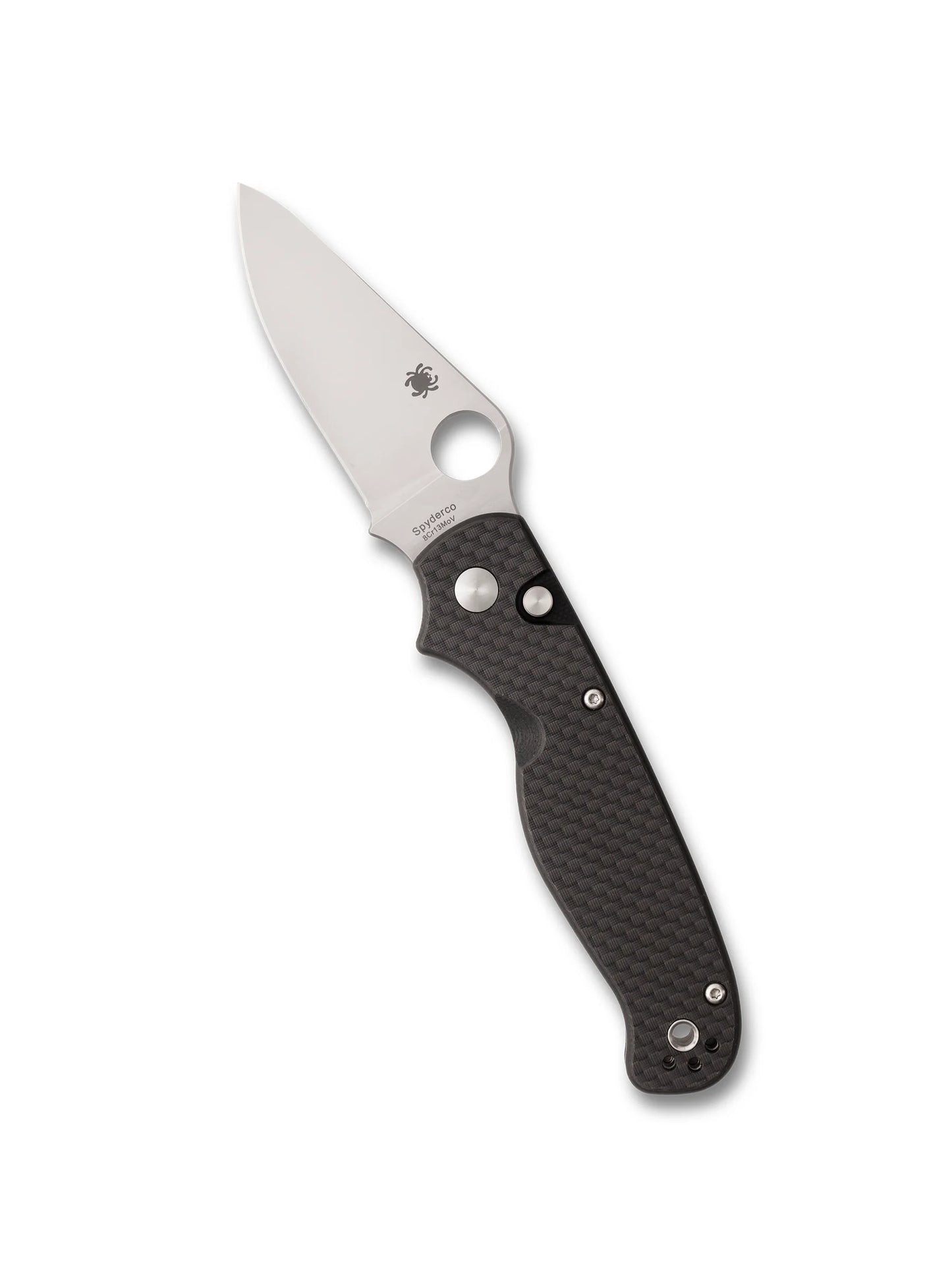Spyderco ButtonUp™ Carbon Fiber Button Lock Folding Knife C275CFP